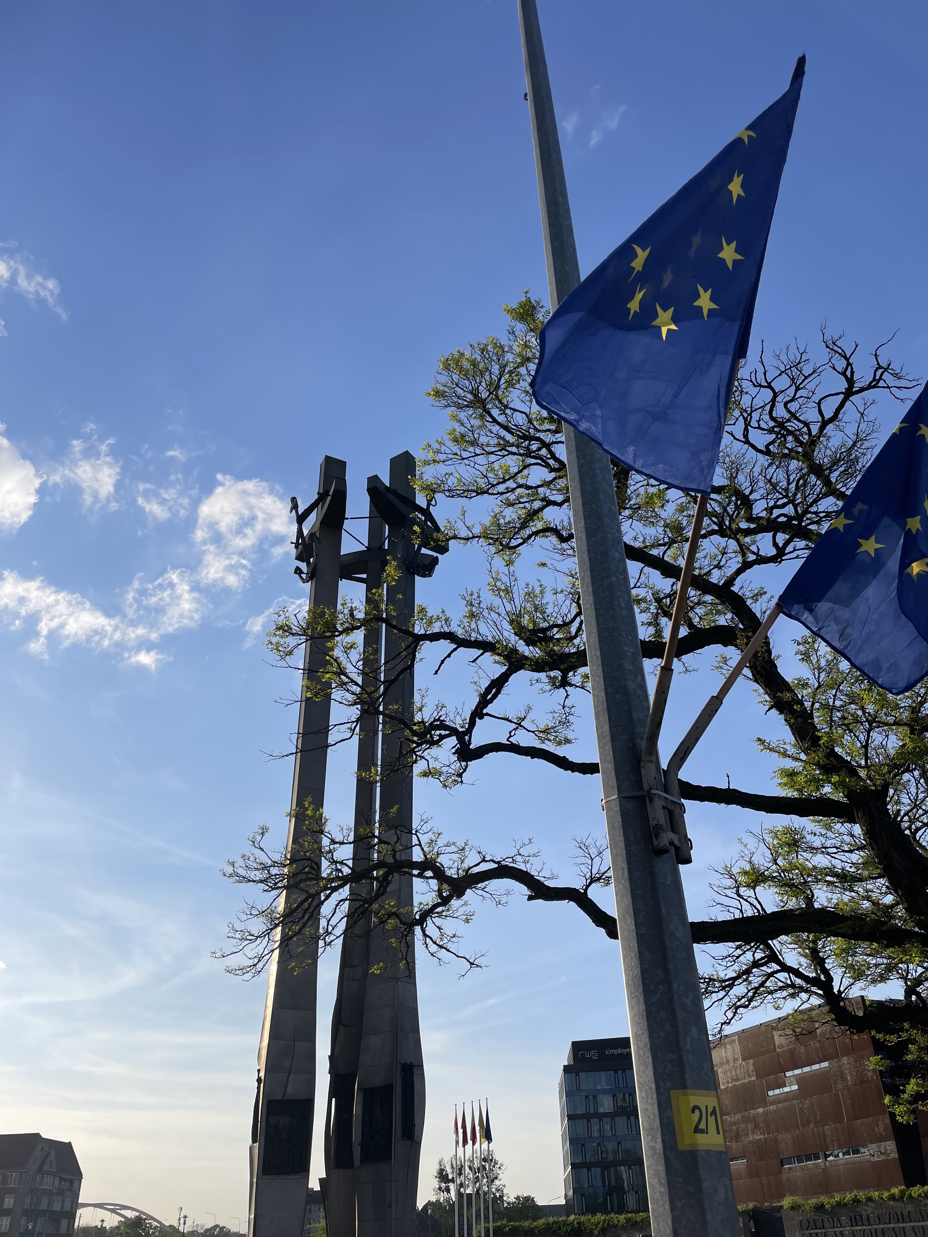 Shipyard Strikers Memorial, Gdańsk, 2024.
